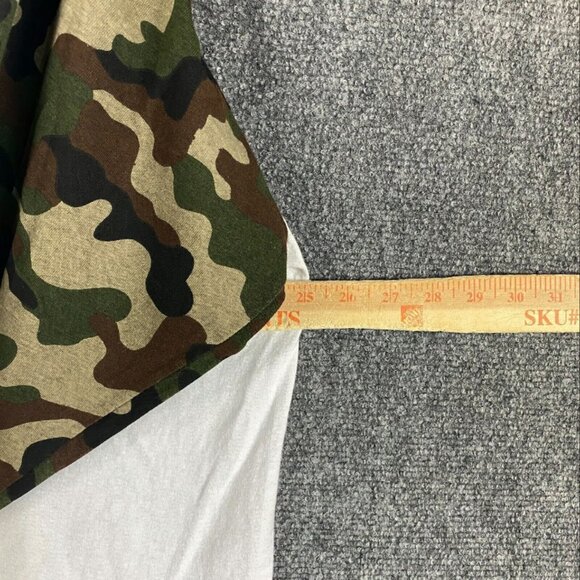 Vintage Pro‎ Club Shirt Men's 2XL 3/4 Sleeve Camouflage Comfort Rock Basketball - Picture 5 of 8